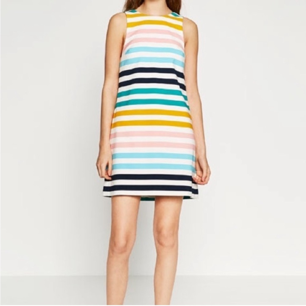 Zara Multi-Color Striped Mini Dress - Picture 2 of 9